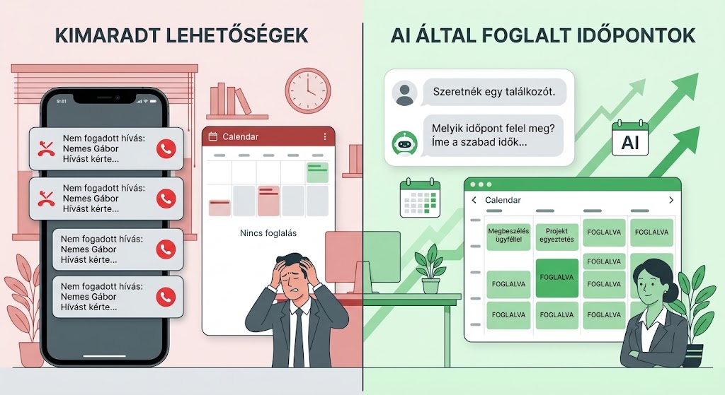 Elszalasztott hívások kontra megtelt naptár – AI ügyfélszolgálat hőszivattyú cégeknek